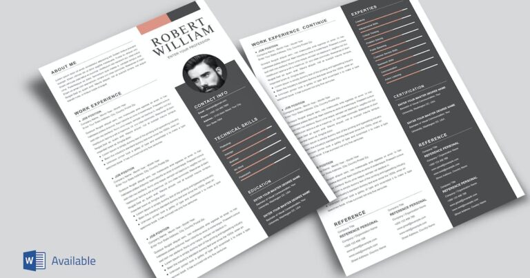 Crea un currículum profesional gratis utilizando HTML y CSS 【Descargar ...