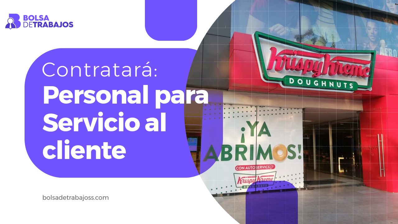 Krispy Kreme Doughnuts Contratará Servicio al Cliente