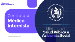 El Ministerio de Salud Pública y Asistencia Social